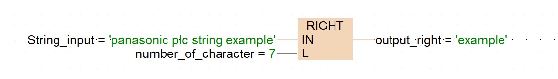 Panasonic RIGHT STRING Instructions